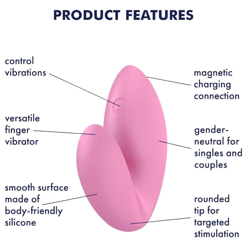 / Satisfyer Love Riot - akkus, vízálló ujjvibrátor (pink) - Image 8