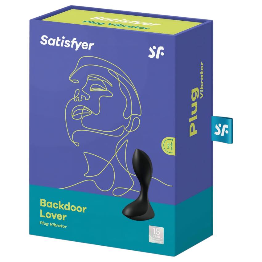 Satisfyer Backdoor Lover - akkus, vízálló anál vibrátor (fekete) - Image 6