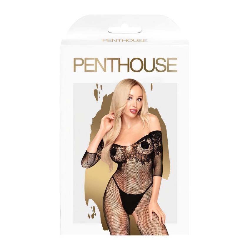 Penthouse High Profil - virágos, carmen overál (fekete) - Image 3