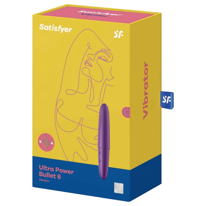 Satisfyer Ultra Power Bullet 6 - akkus, vízálló vibrátor (viola) - Image 7