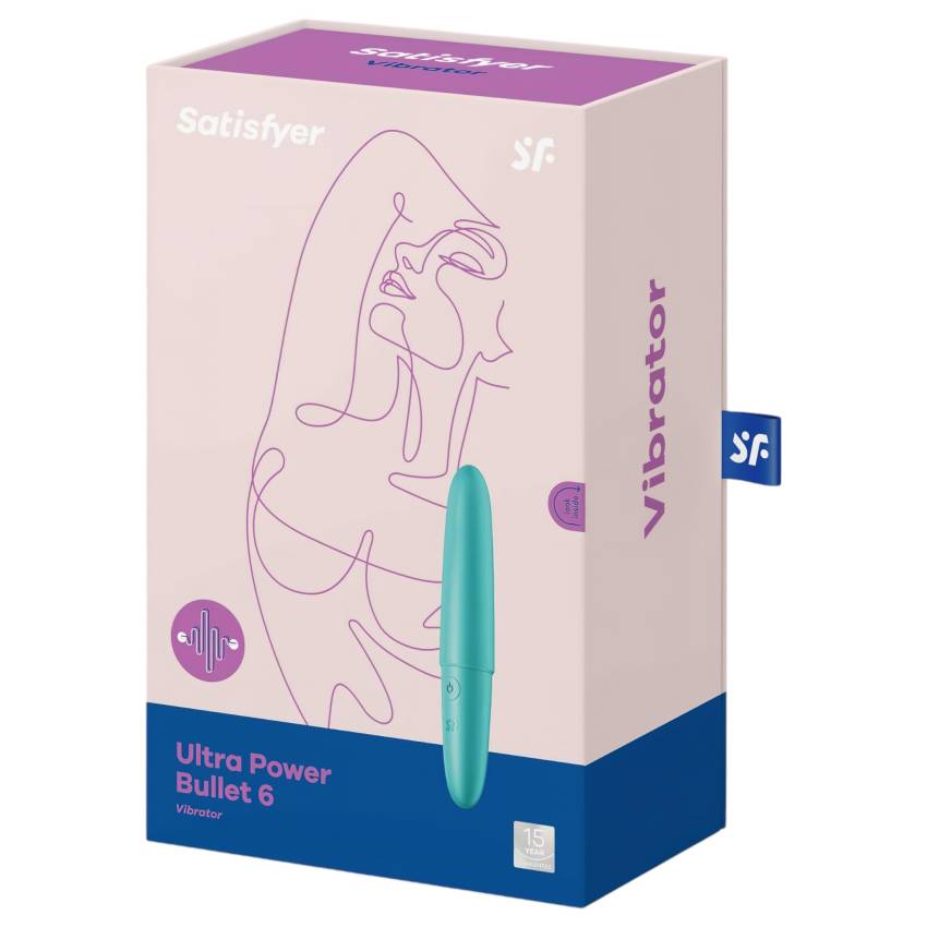 Satisfyer Ultra Power Bullet 6 - vízálló vibrátor (türkiz) - Image 7