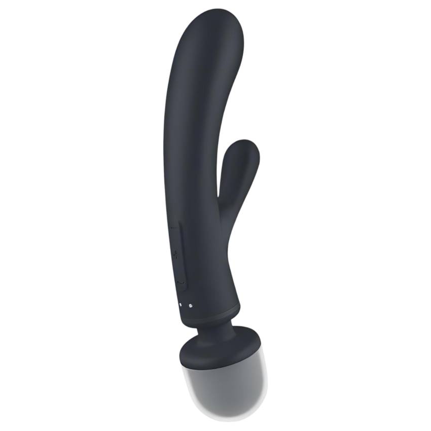 Satisfyer Triple Lover - G-pont és masszírozó vibrátor (ezüst) - Image 5
