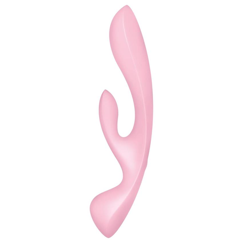 Satisfyer Triple Oh - akkus, csiklókaros vibrátor (pink) - Image 2