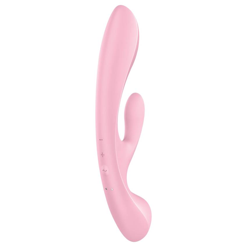 Satisfyer Triple Oh - akkus, csiklókaros vibrátor (pink) - Image 4