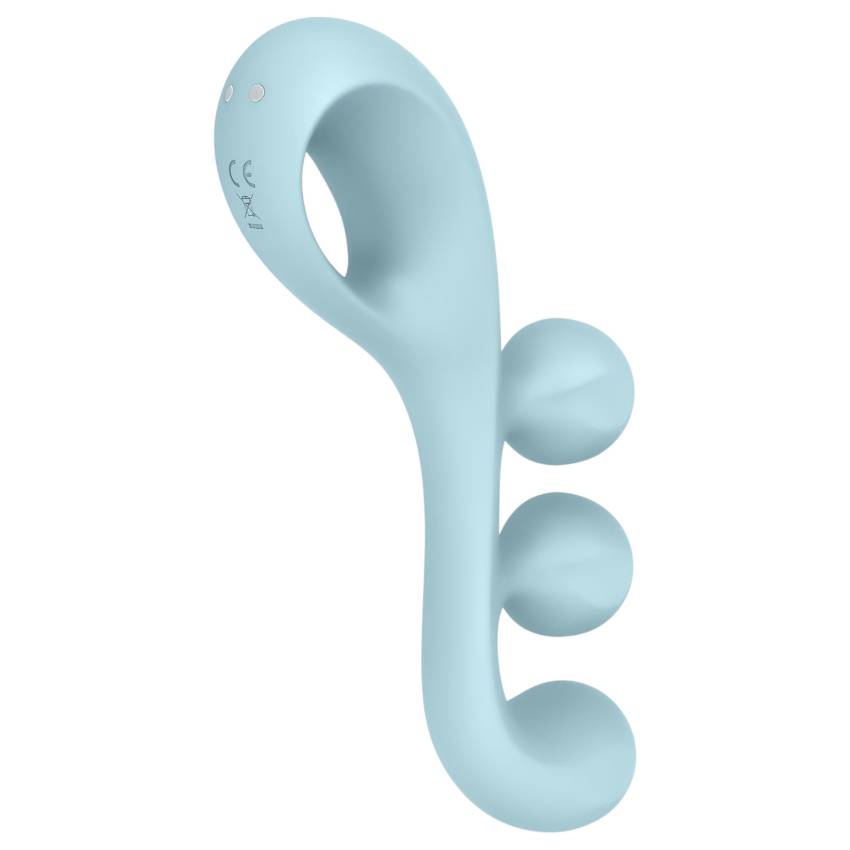 Satisfyer Tri Ball 2 - multifunkciós vibrátor (menta) - Image 5