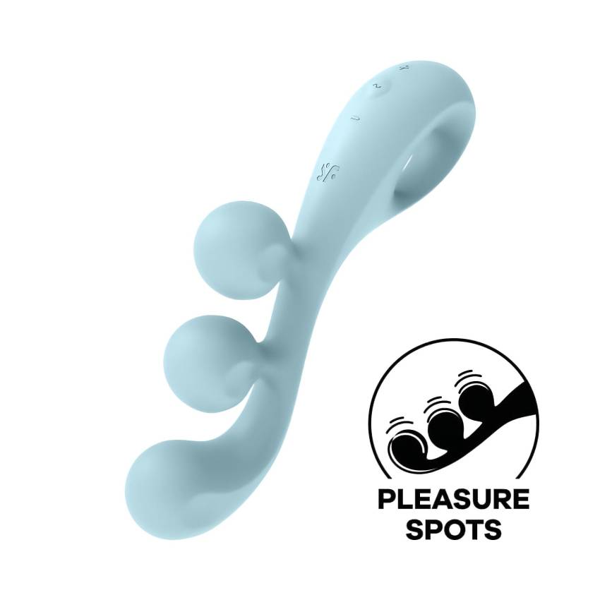 Satisfyer Tri Ball 2 - multifunkciós vibrátor (menta) - Image 9