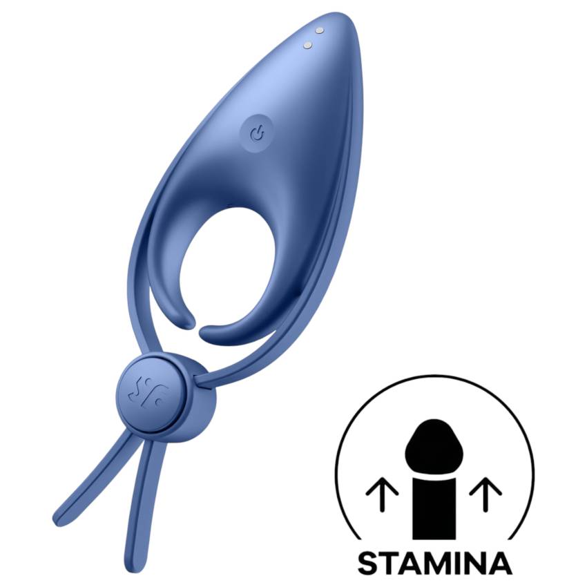 Satisfyer Sniper - akkus, vibrációs péniszgyűrű (kék) - Image 8