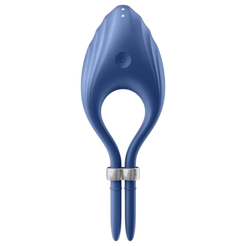 Satisfyer Duelist - akkus vibrációs péniszgyűrű (kék) - Image 4