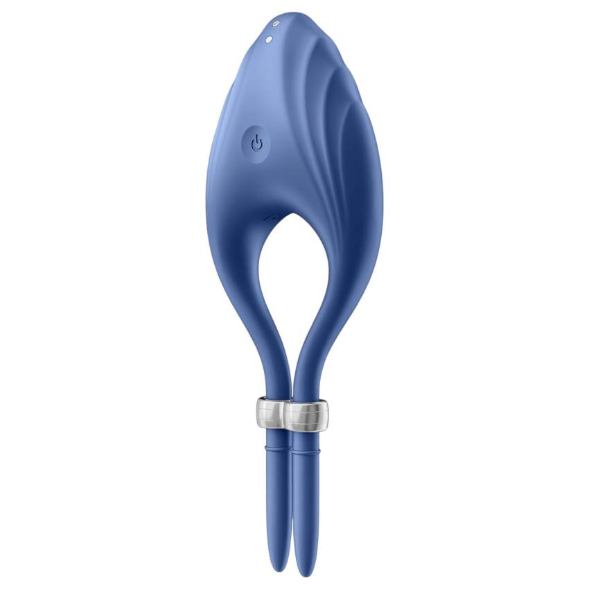 Satisfyer Duelist - akkus vibrációs péniszgyűrű (kék) - Image 5