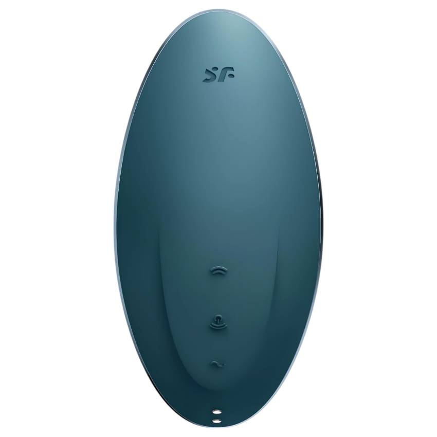 Satisfyer Vulva Lover 1 - akkus léghullámos csikló vibrátor (kék) - Image 4