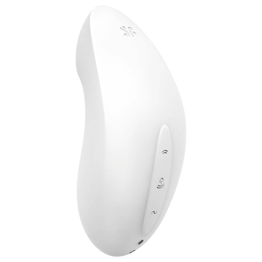 Satisfyer Vulva Lover 2 - léghullámos csikló vibrátor (fehér) - Image 3
