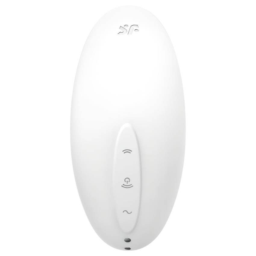 Satisfyer Vulva Lover 2 - léghullámos csikló vibrátor (fehér) - Image 4