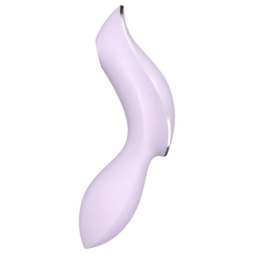 Satisfyer Curvy Trinity 2 - léghullámos 2in1 vibrátor (lila) - Image 3