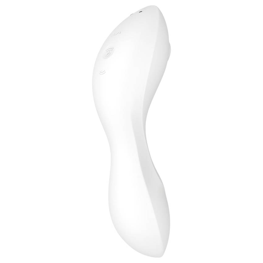 Satisfyer Curvy Trinity 5+ - okos 2in1 vibrátor (fehér) - Image 4