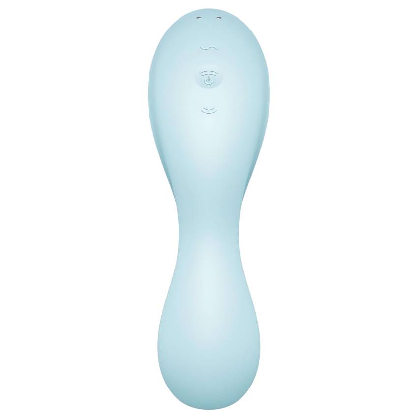 Satisfyer Curvy Trinity 5+ - okos 2in1 vibrátor (kék) - Image 3