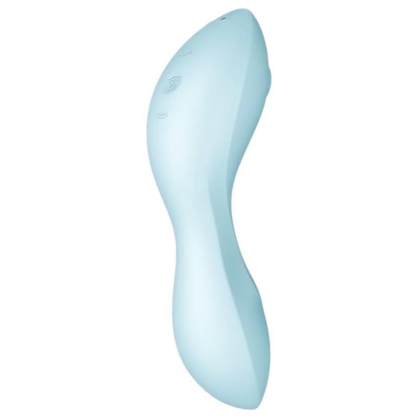 Satisfyer Curvy Trinity 5+ - okos 2in1 vibrátor (kék) - Image 4