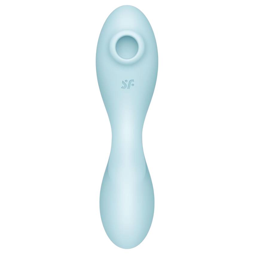 Satisfyer Curvy Trinity 5+ - okos 2in1 vibrátor (kék) - Image 5