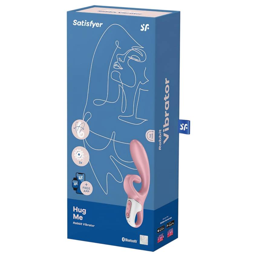 Satisfyer Hug Me - okos csiklókaros vibrátor (pink) - Image 6