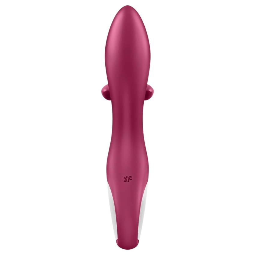 Satisfyer Embrace Me - akkus, csiklókaros vibrátor (piros) - Image 3