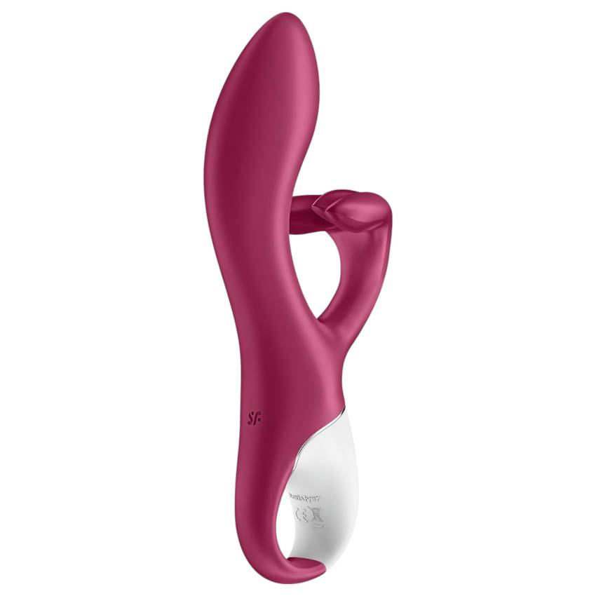 Satisfyer Embrace Me - akkus, csiklókaros vibrátor (piros) - Image 4