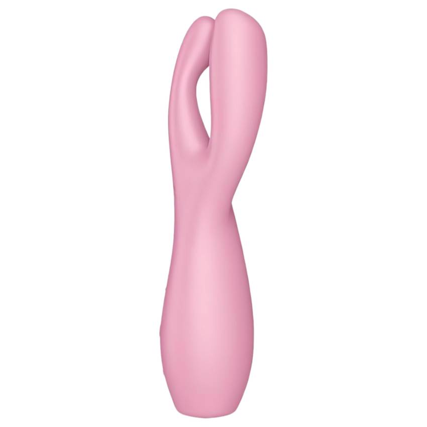 Satisfyer Threesome 3 - akkus csikló vibrátor (pink) - Image 2