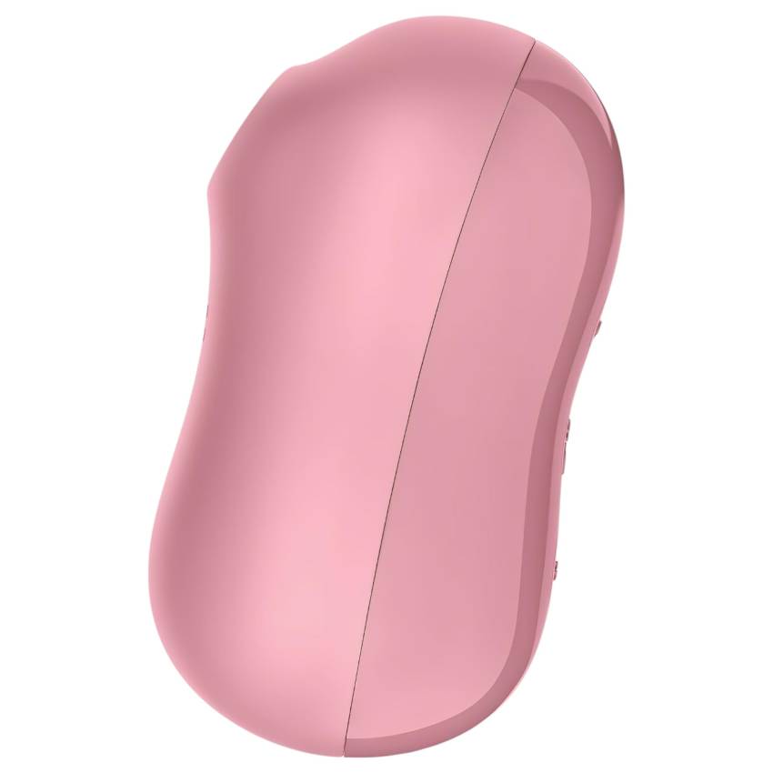 Satisfyer Cotton Candy - léghullámos csikló vibrátor (korall) - Image 2