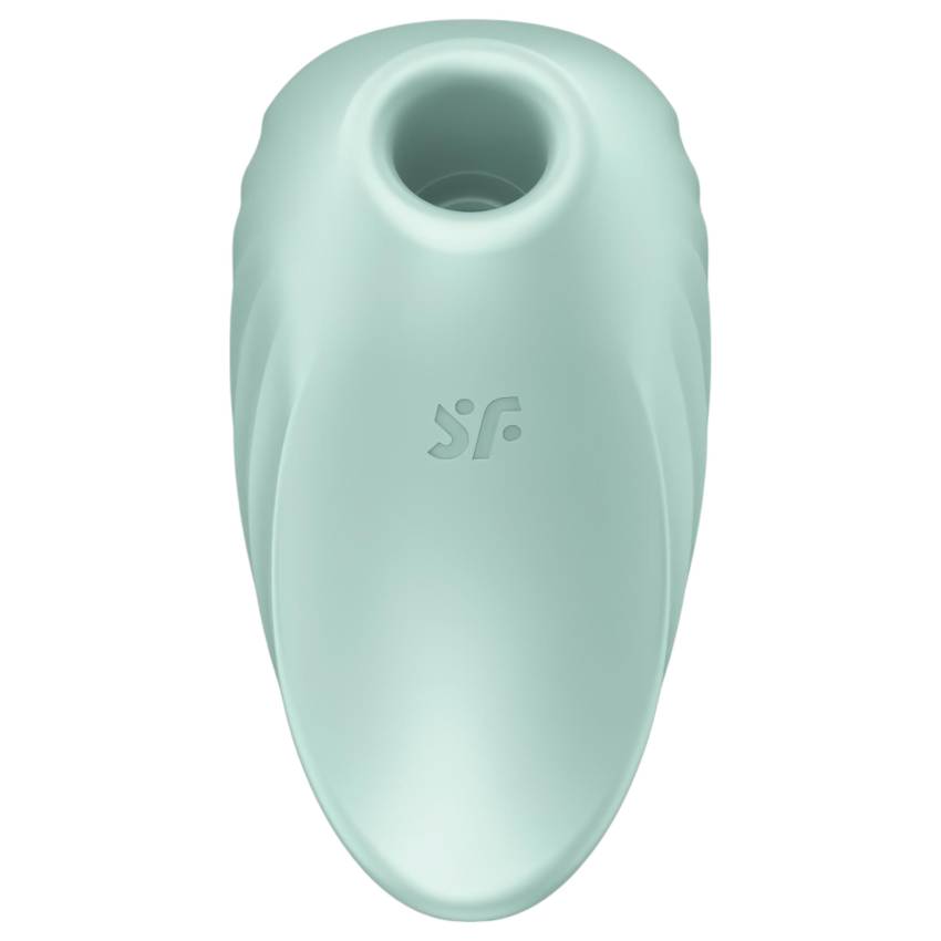 Satisfyer Pearl Diver - léghullámos csikló vibrátor (menta) - Image 5