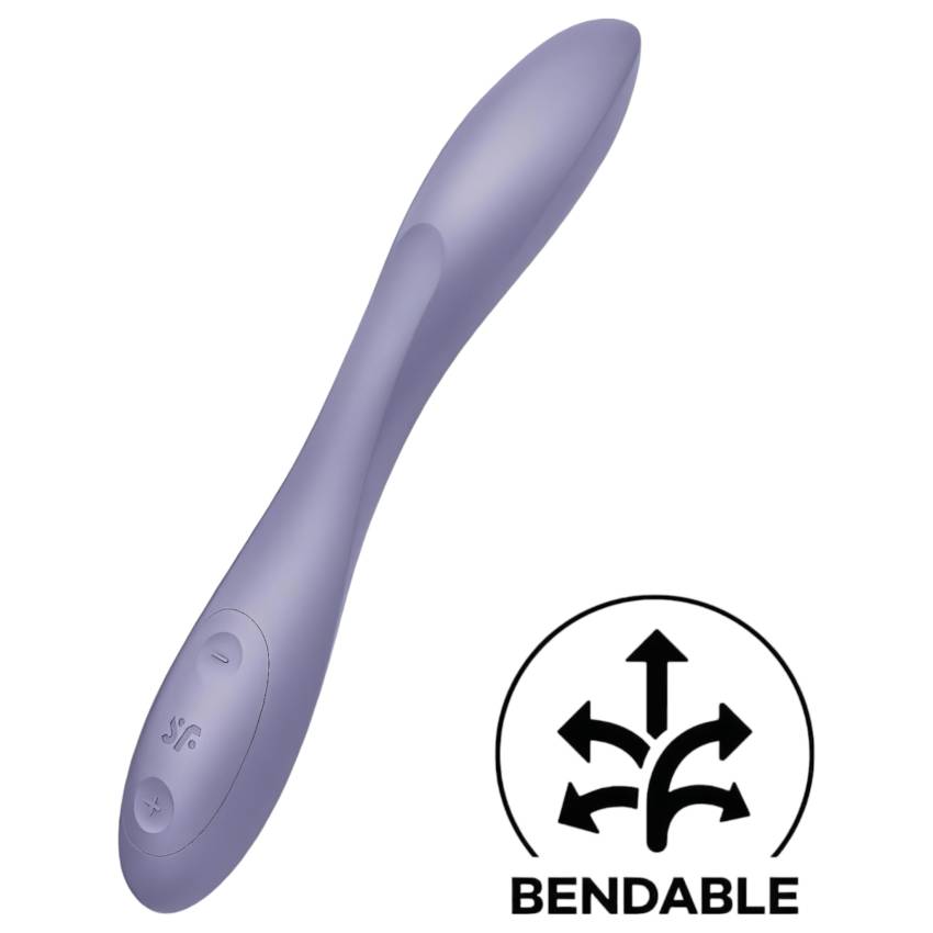 Satisfyer G-spot Flex 2 - akkus, vízálló G-pont vibrátor (viola) - Image 8