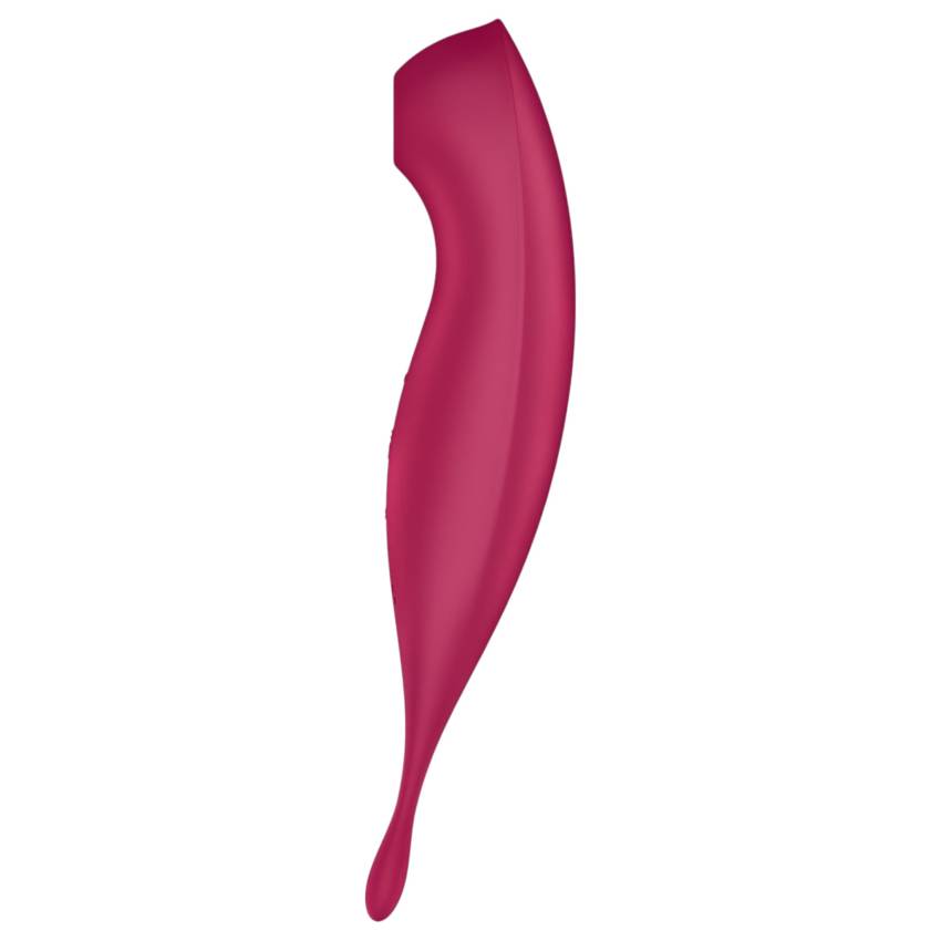 Satisfyer Twirling Pro - okos 2in1 csikló vibrátor (piros) - Image 2