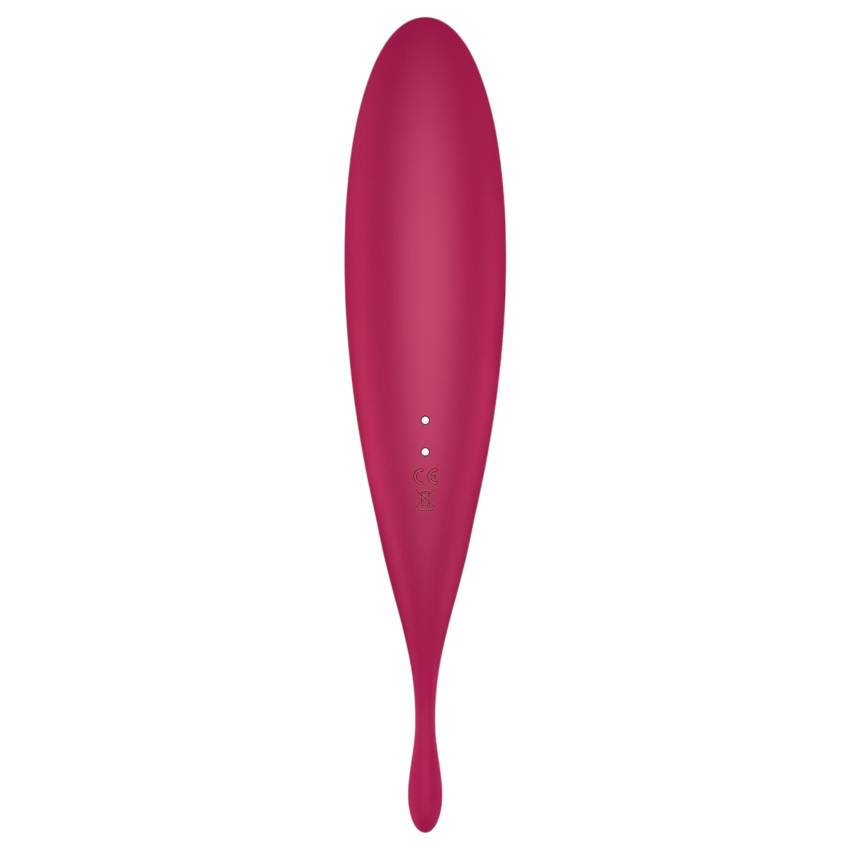 Satisfyer Twirling Pro - okos 2in1 csikló vibrátor (piros) - Image 3