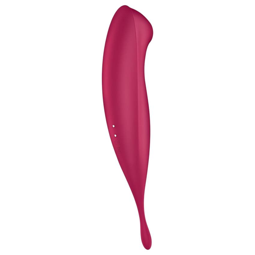 Satisfyer Twirling Pro - okos 2in1 csikló vibrátor (piros) - Image 4