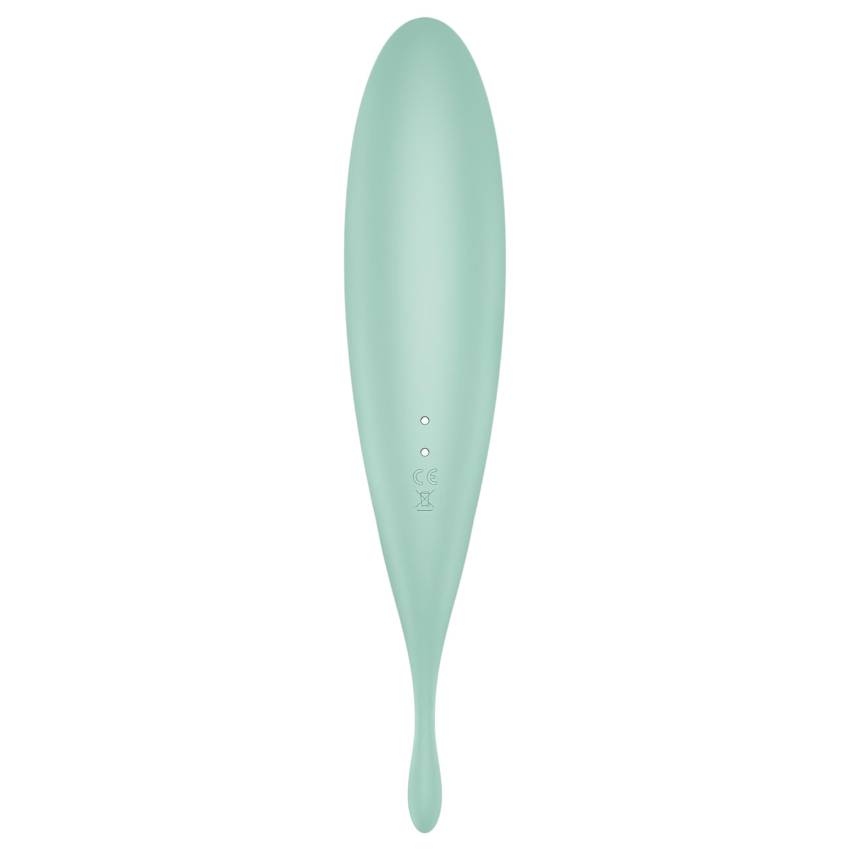 Satisfyer Twirling Pro - okos 2in1 csikló vibrátor (menta) - Image 3