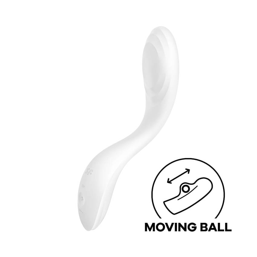 Satisfyer Rrrolling - mozgó golyós G-pont vibrátor (fehér) - Image 7