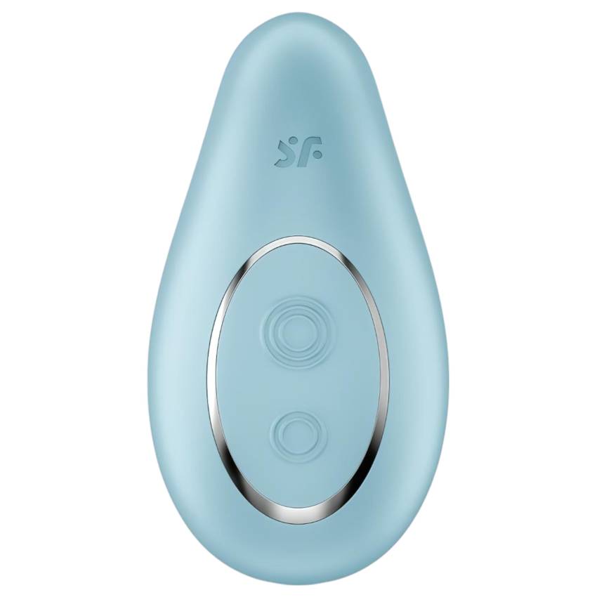 Satisfyer Dipping Delight - akkus csikló vibrátor (kék) - Image 4