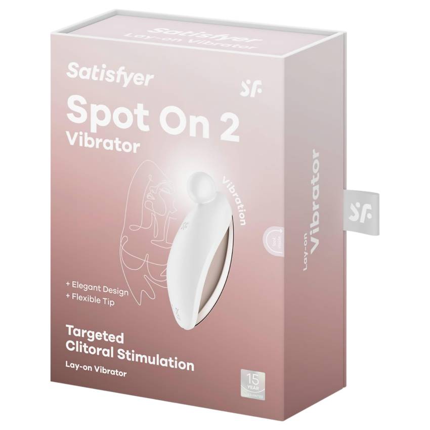 Satisfyer Spot On 2 - akkus csiklóvibrátor (fehér) - Image 2