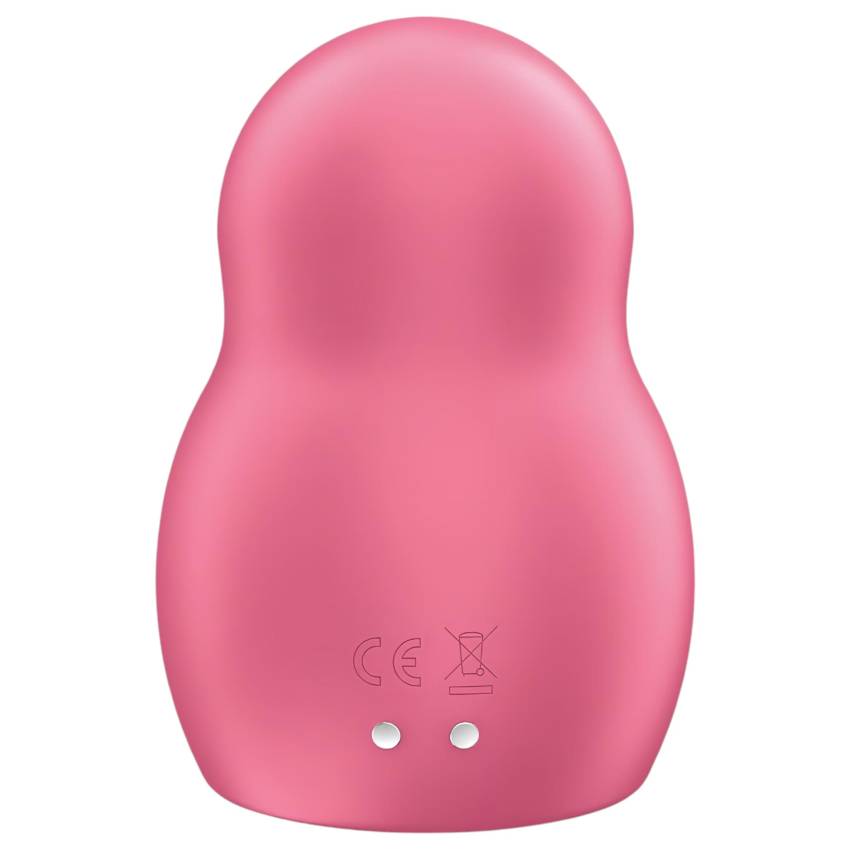 Satisfyer Pro To Go 1 - akkus, léghullámos csiklóizgató (piros) - Image 4