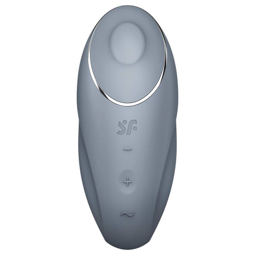 Satisfyer Tap & Climax 1 - 2in1 csikló vibrátor (szürke) - Image 4