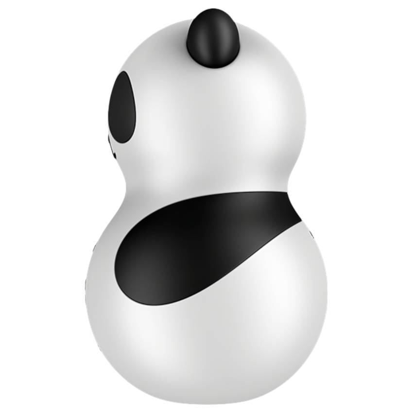 Satisfyer Pocket Panda - léghullámos csiklóizgató (fekete) - Image 5