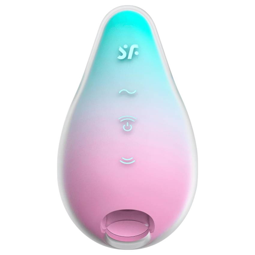 Satisfyer Mermaid Vibes - léghullámos csiklóizgató (menta-pink) - Image 2