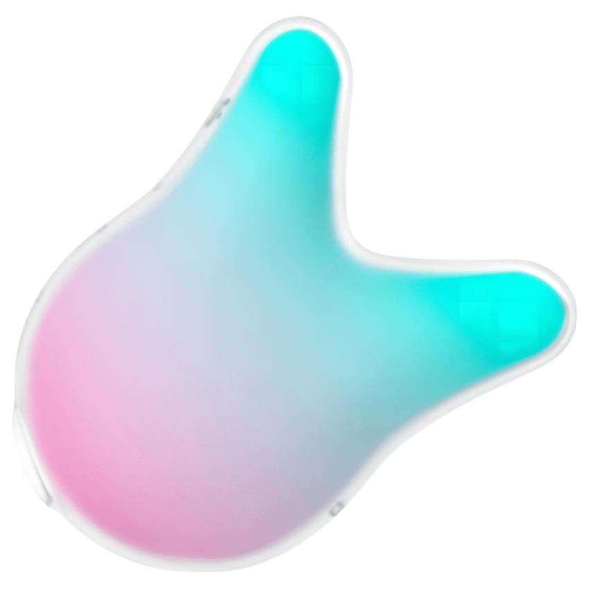 Satisfyer Mermaid Vibes - léghullámos csiklóizgató (menta-pink) - Image 4