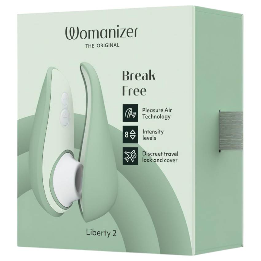 Womanizer Liberty 2 - akkus léghullámos csiklóizgató (zöld) - Image 7