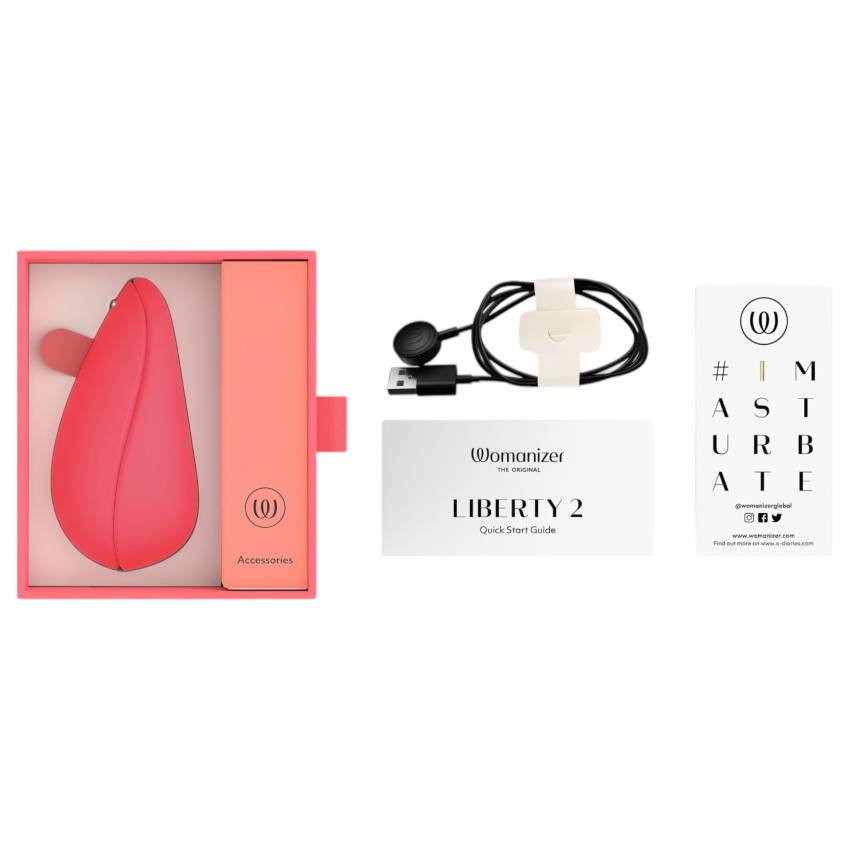 Womanizer Liberty 2 - akkus léghullámos csiklóizgató (pink) - Image 8