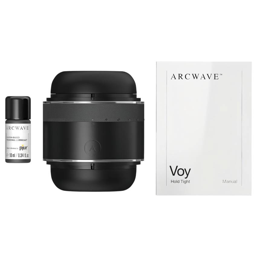 Arcwave Voy - szorító-forgó maszturbátor férfiaknak (fekete) - Image 13