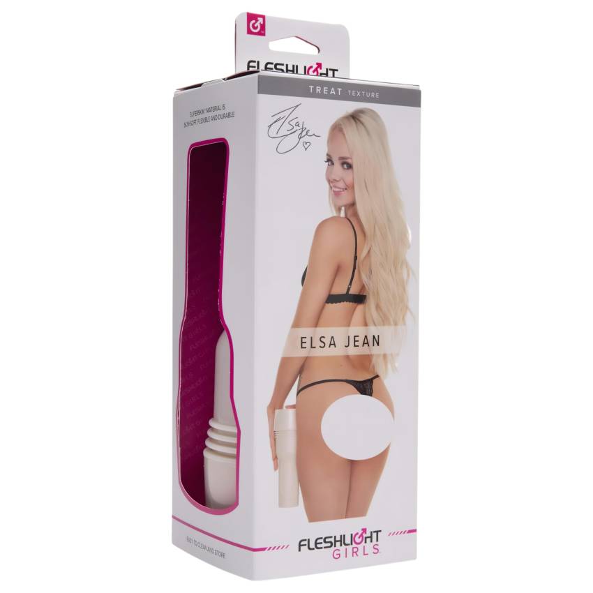 Fleshlight Elsa Jean Treat - élethű műpopsi (natúr) - Image 5