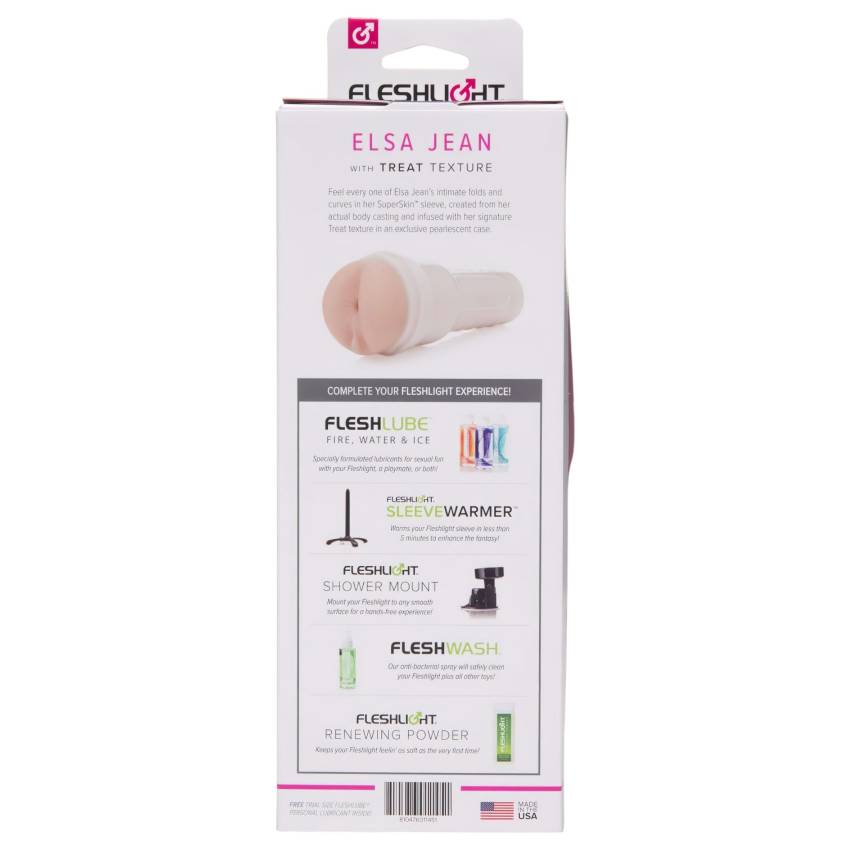 Fleshlight Elsa Jean Treat - élethű műpopsi (natúr) - Image 7
