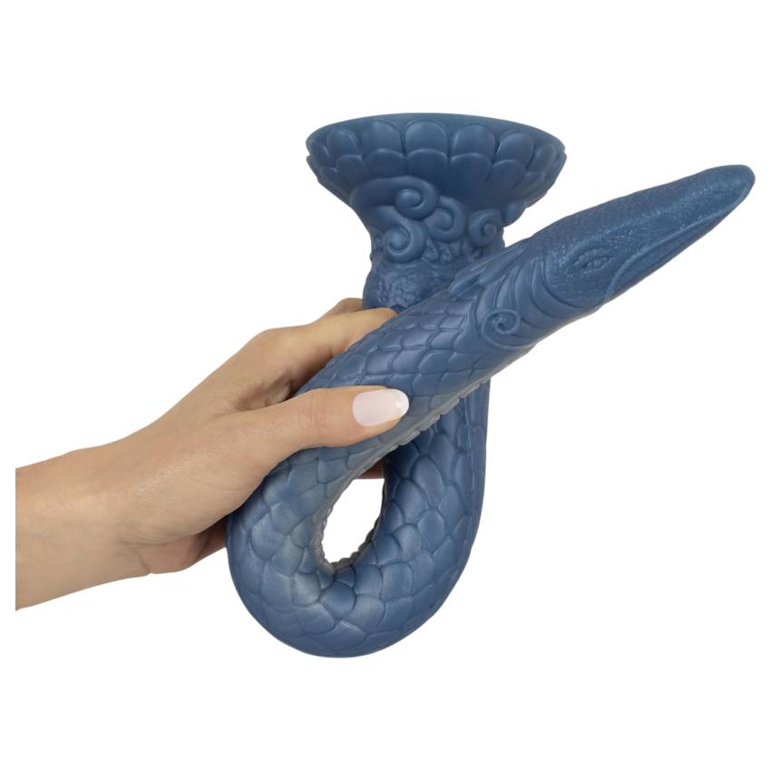 Beasty Cocks Eel of Ecstasy - extra hosszú dildó (kék) - Image 8
