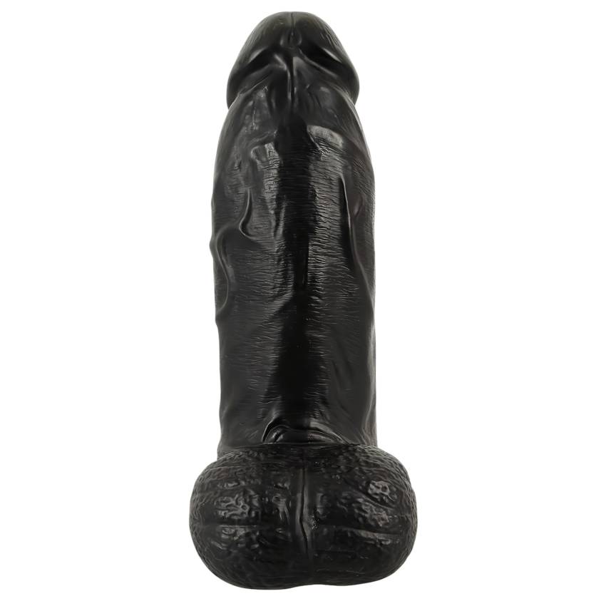 Realistixxx Real Giant - herés dildó - 22 cm (fekete) - Image 4