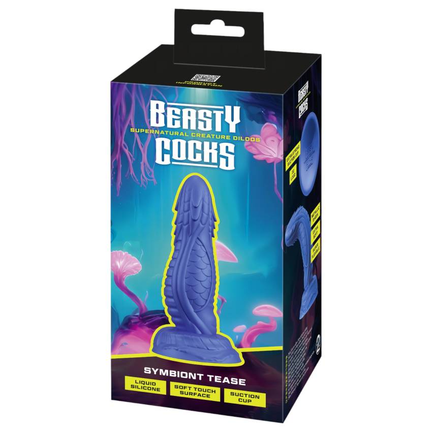 Beasty Cocks Symbiont Tease - Symbiota dildó (kék) - Image 8