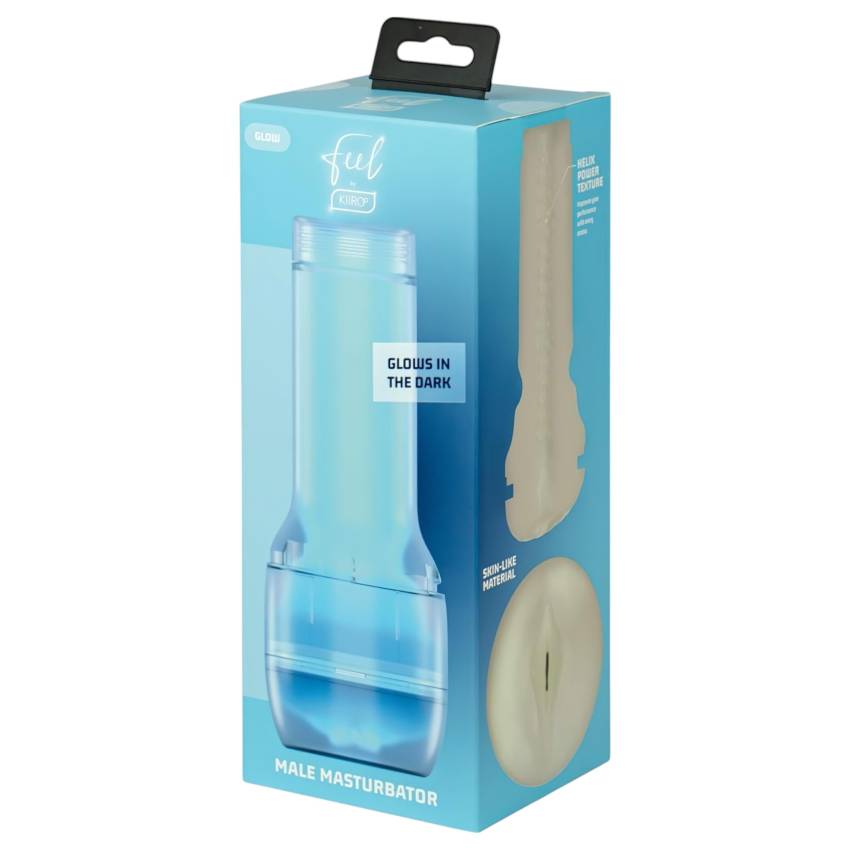 Kiiroo Feel Glow - világító műpunci - PowerBlow kompatibilis (fehér) - Image 7