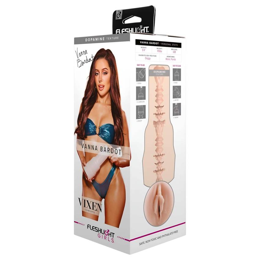 Fleshlight Vanna Bardot - élethű vagina (natúr) - Image 2